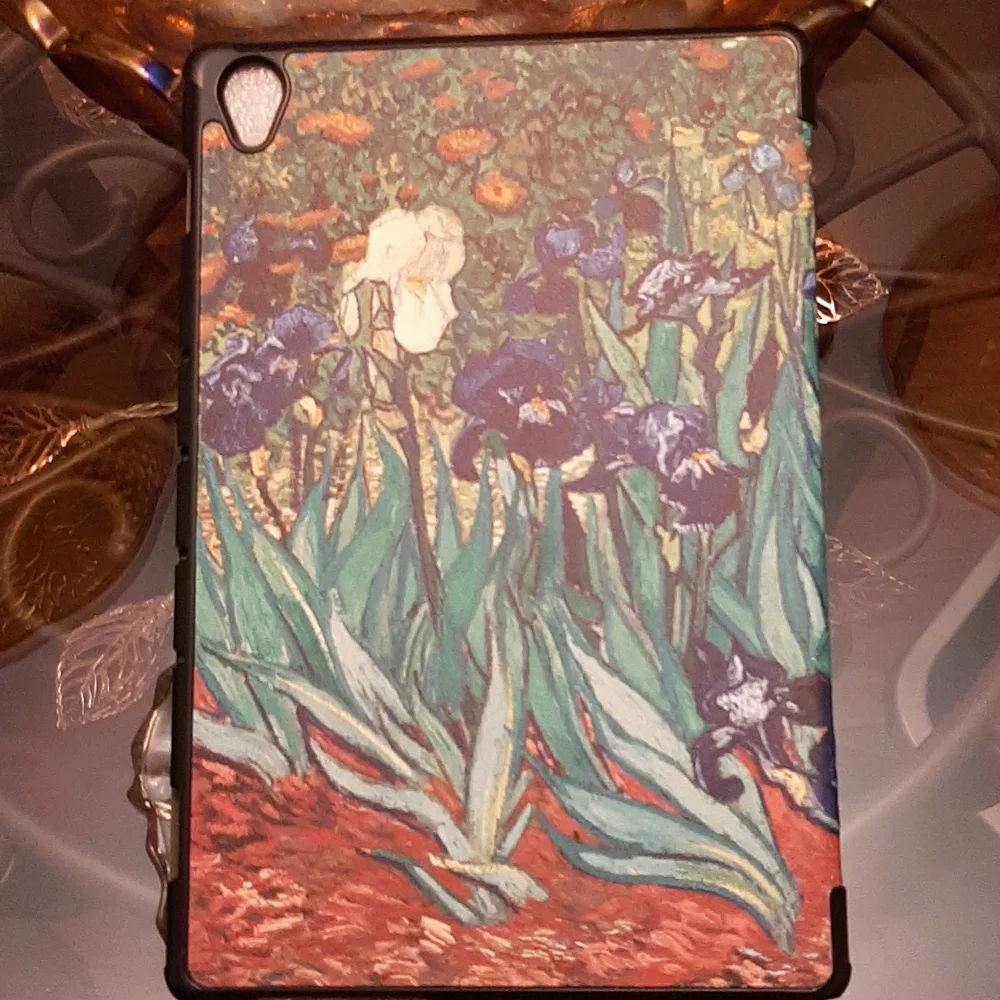 💼Lex Altern Magnetic iPad Cover- Beautiful! Iris Pattern-New without Tags